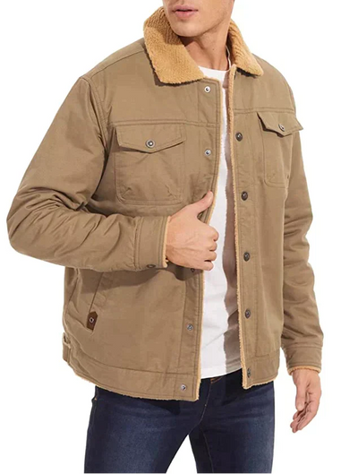 LARS - Blouson Bombardier Doublé de Laine